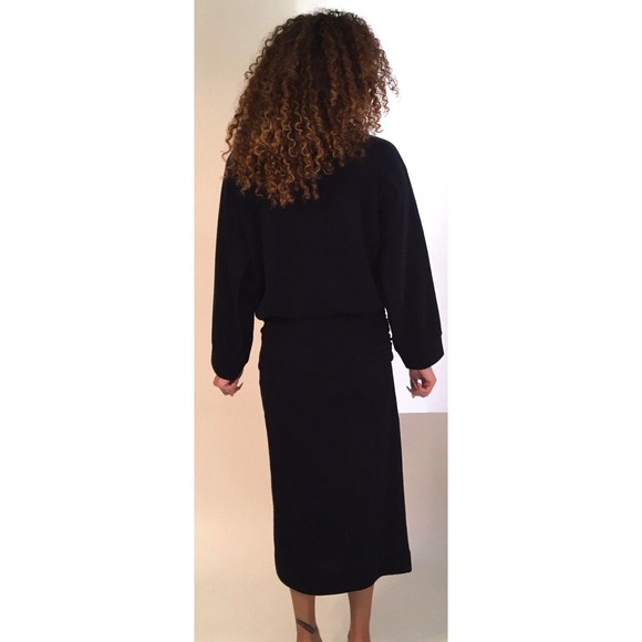 Karl Lagerfeld France Women's Size 36/6 Two Piece Navy Blue Top & Skirt Vintage - Picture 5 of 5